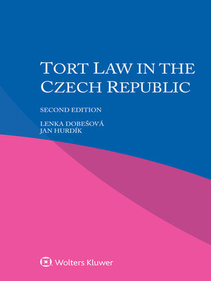 cover image of Tort Law in the Czech Republic